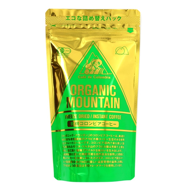 ダーボン オーガニック マウンテン 有機 インスタントコーヒー(袋) 80g