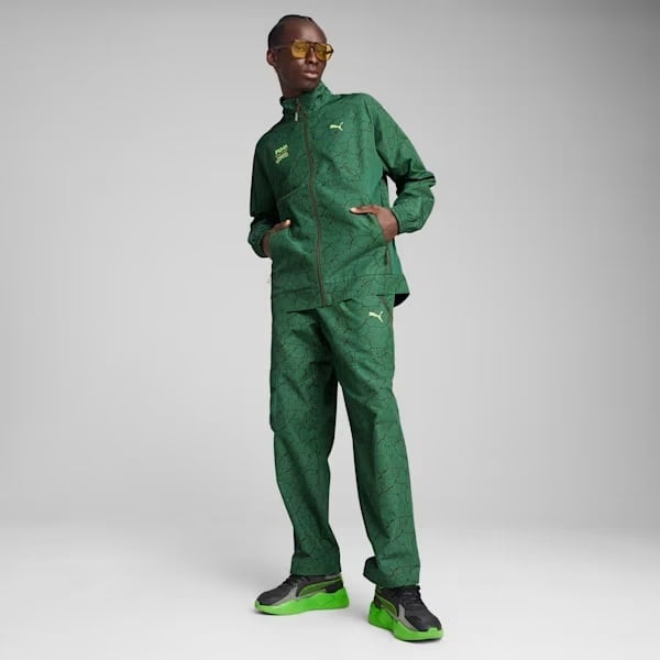 Puma X TMNT Puma Tech Relaxed Track Jacket 'Vine|630102-37|Top Fashion