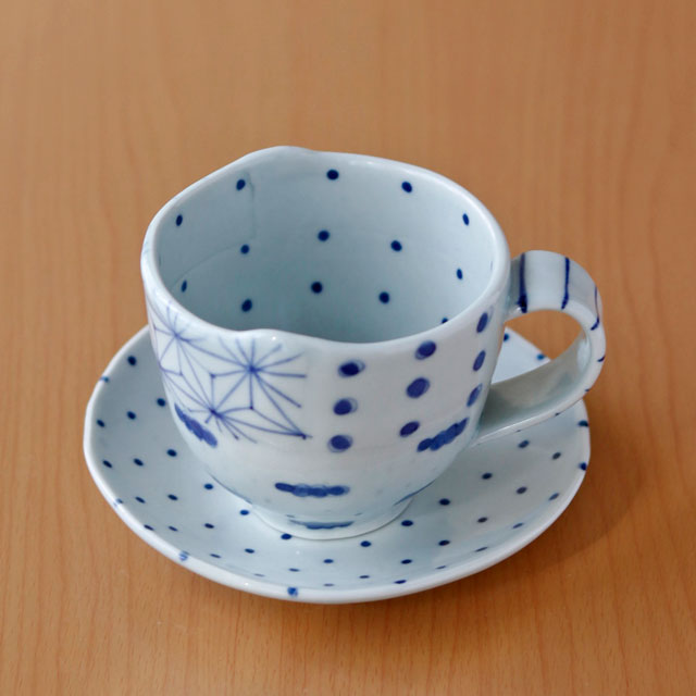 砥部焼の和食器 スギウラ工房のコーヒーカップ【砥部工房 からくさ】