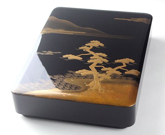 輪島塗文箱 州浜蒔絵 748,000円（税込） | 輪島塗の塗師屋 輪島漆器