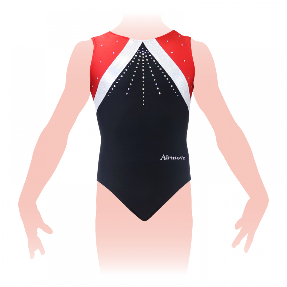 1702c (切替ノースリーブレオタード)|体操競技 女子|AIRMOVE - エアムーブ