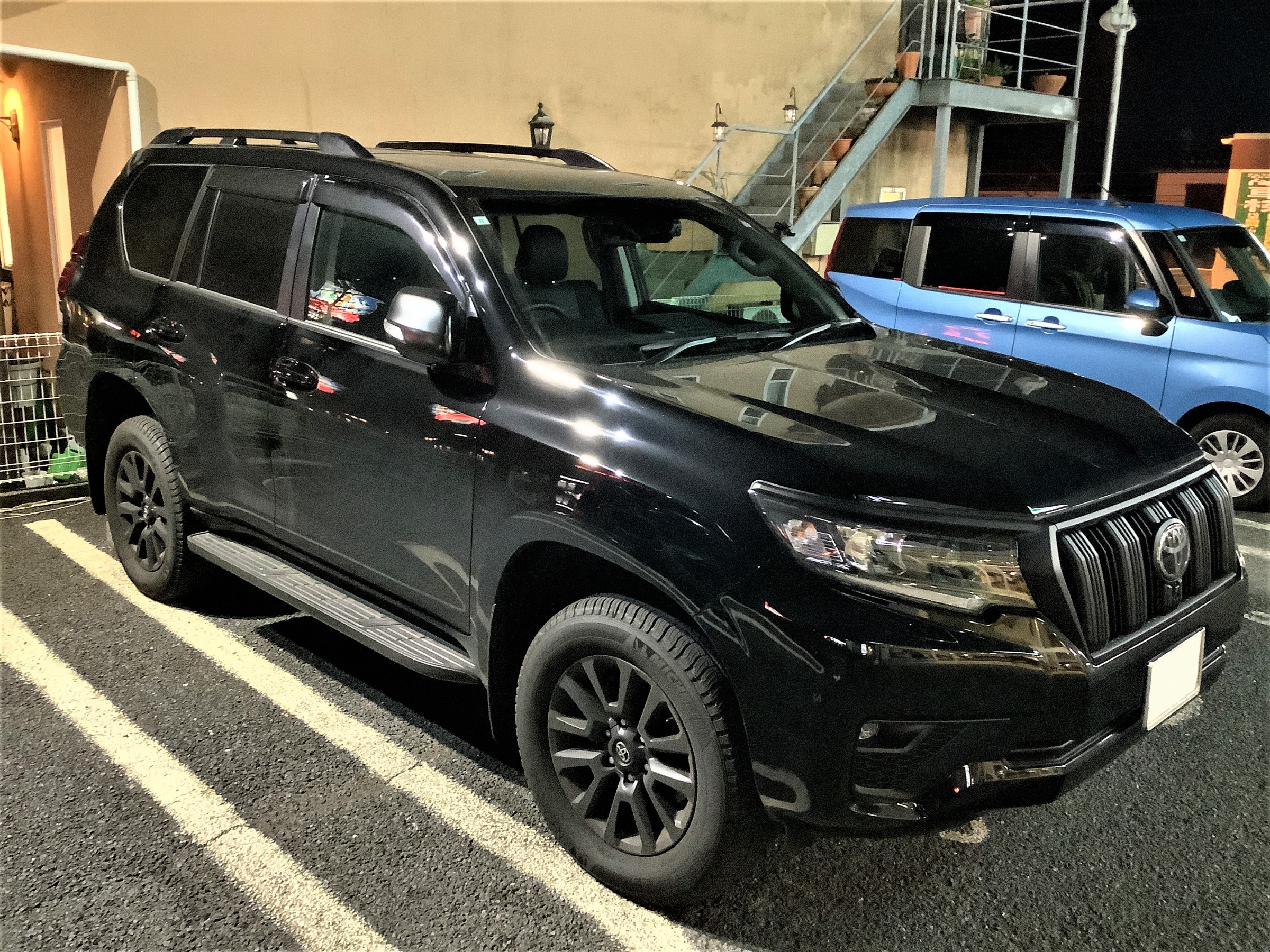 トヨタ150型ランドクルーザープラド、スタッドレスタイヤ＆アルミ