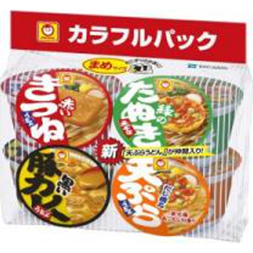 マルちゃん まめカラフルパック 4食入り 東 (4901990369282) の仕入れ