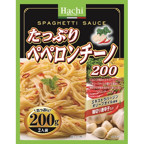 ハチ食品 たっぷりペペロンチーノ 200g (4902688265510) の仕入れ・箱