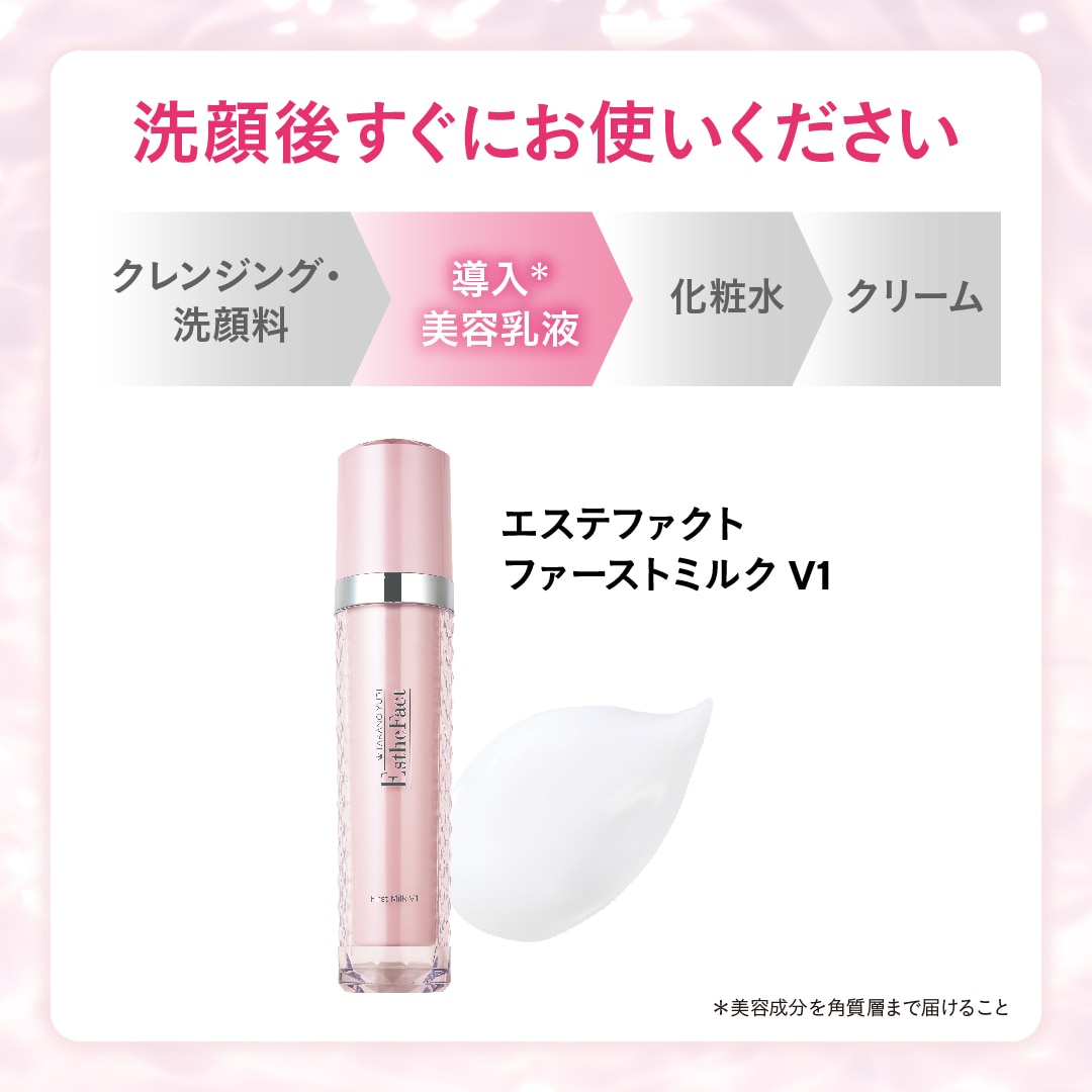 エステファクト ファーストミルクV1: 導入美容液 たかの友梨BEAUTY