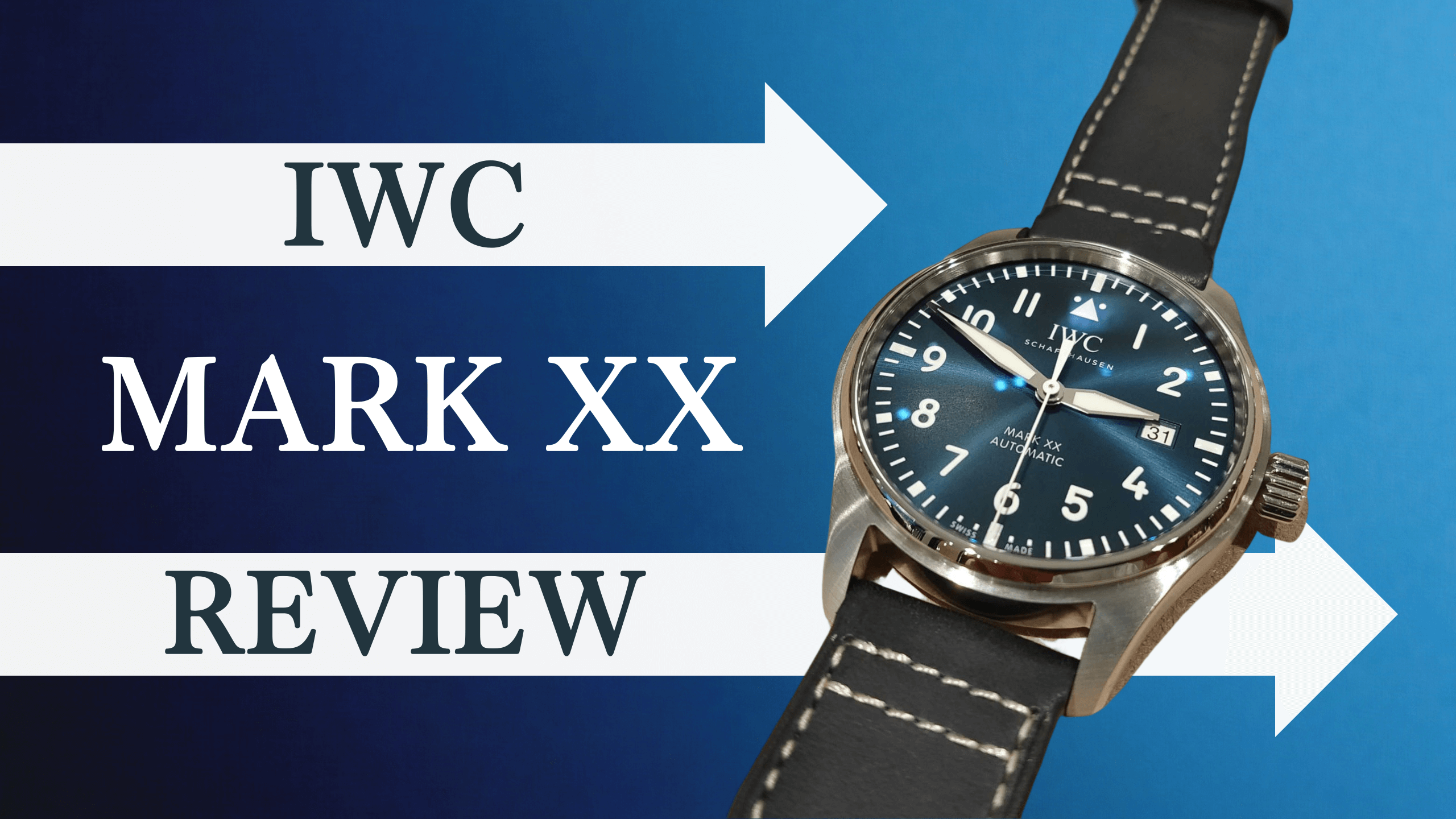 IWCのマーク20青文字盤(IW328203)をうっかり試着したら購入候補になっ