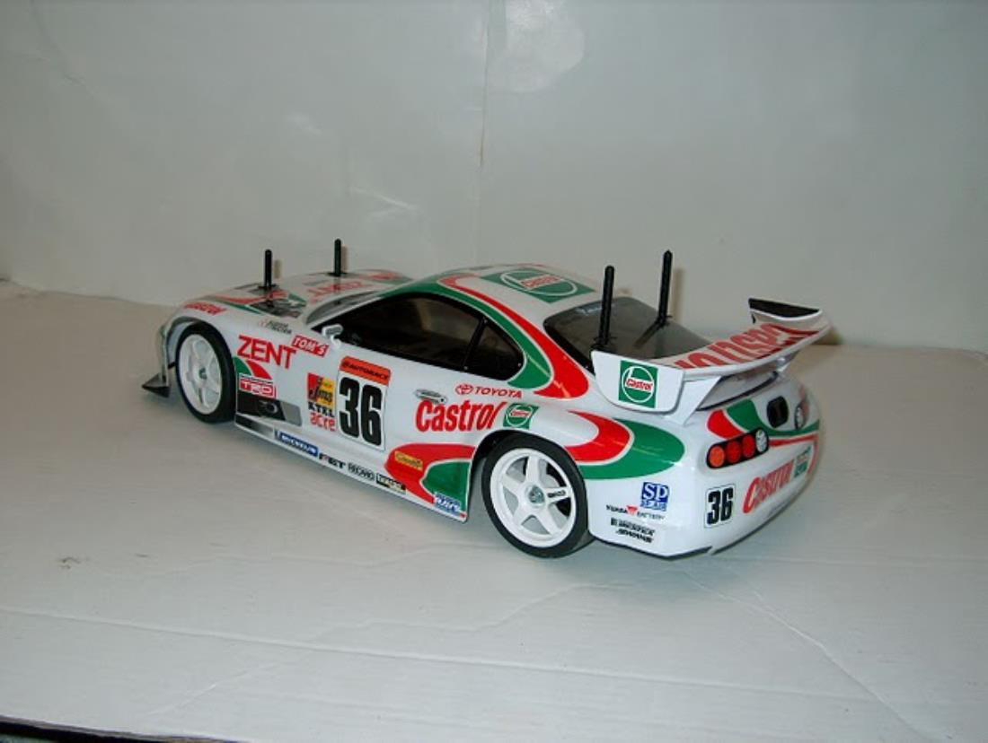 58264: Castrol Toyota Toms Supra from RAE56 showroom, - Tamiya RC