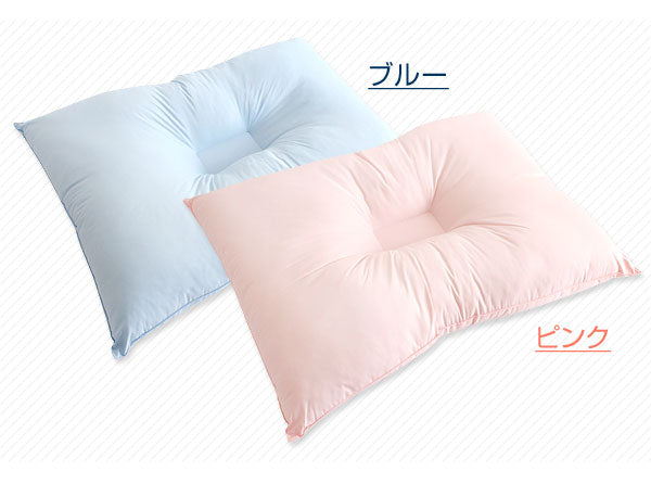 頚椎支持型まくら 洗える 日本製 43x63cm 健康枕 〔87190021