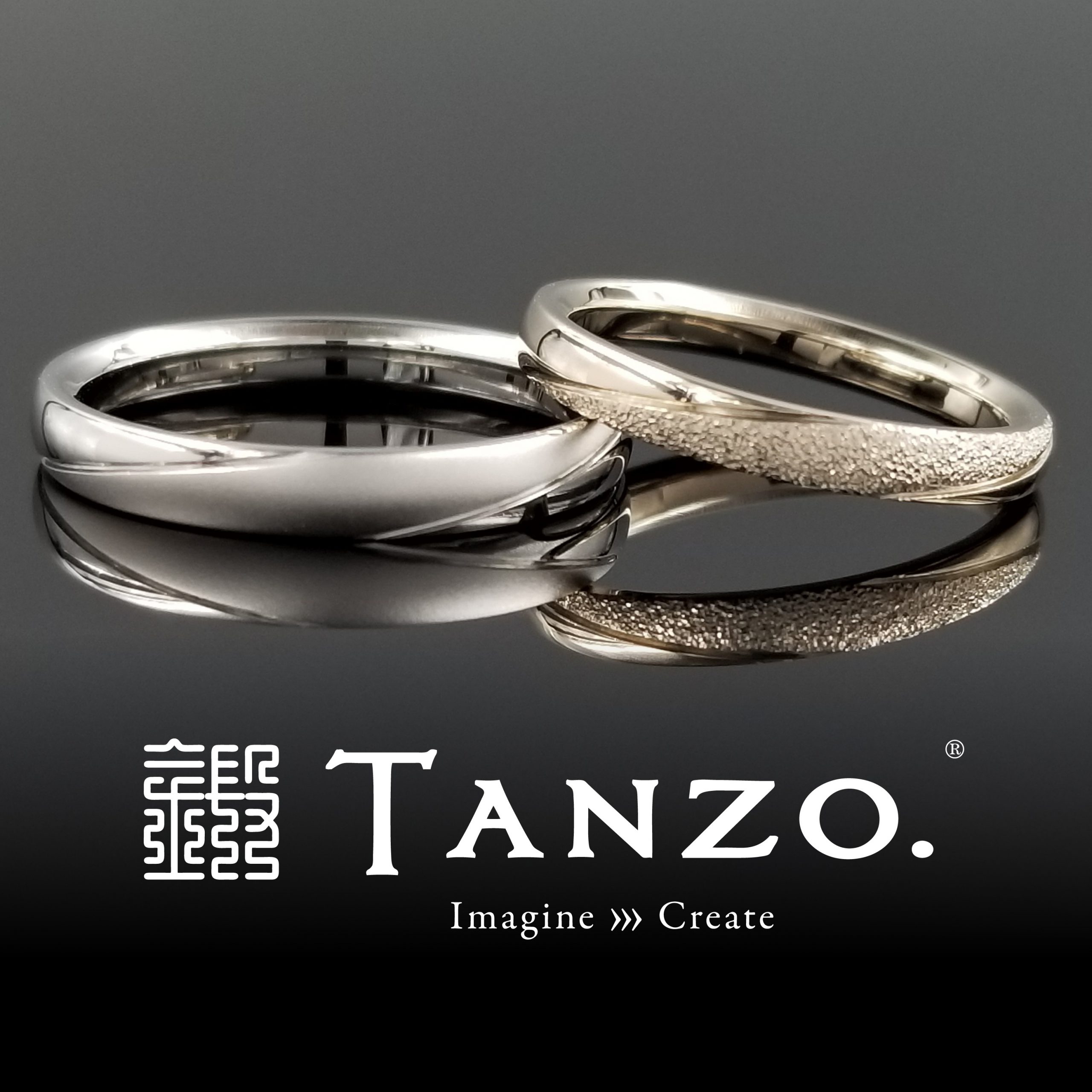 かささぎの】 | 結婚・婚約指輪のオーダーメイドは鍛造指輪＜TANZO＞