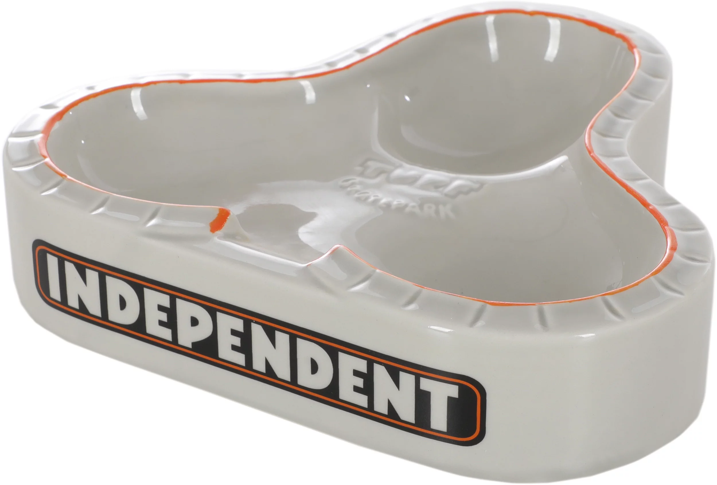 Independent Turf Clover Bowl Ceramic - grey/orange | Tactics