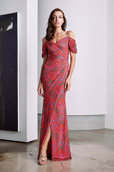 最終価格！Tadashi Shoji long dress 0 ワイヤードレス 最終価格