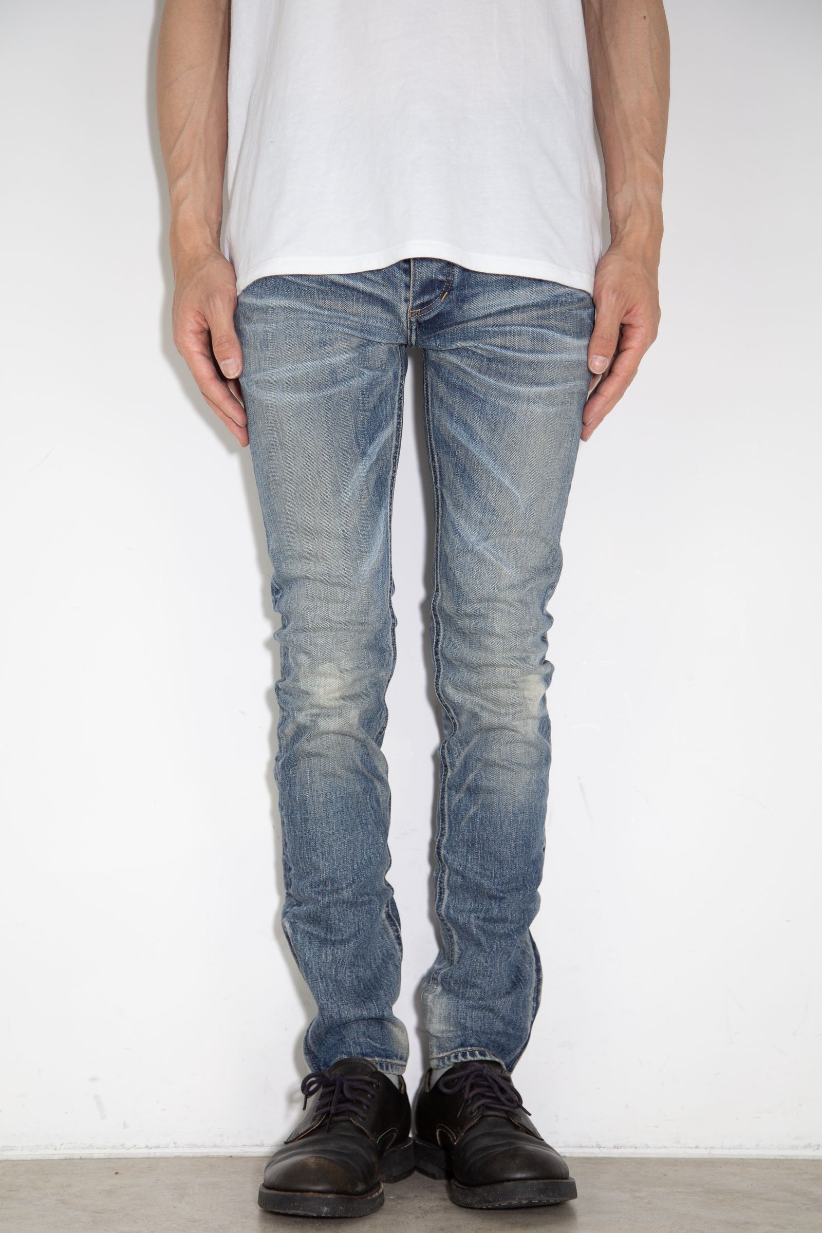 ISAMU KATAYAMA BACKLASH - THE DENIM STRETCH SELVEDGE DENIM SKINNY