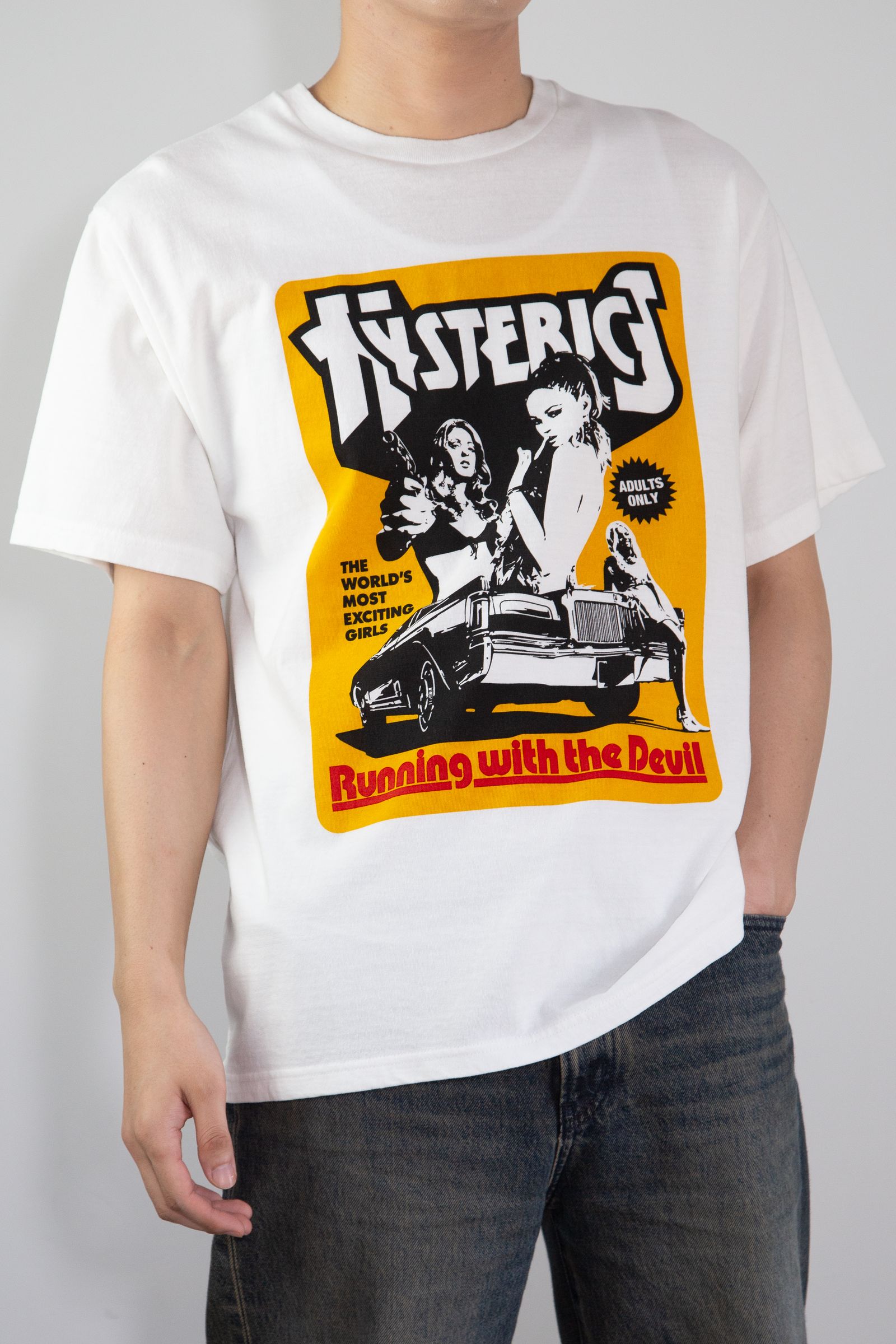 HYSTERIC GLAMOUR - HYSTERIC MOVIE Tシャツ / ホワイト | Tempt