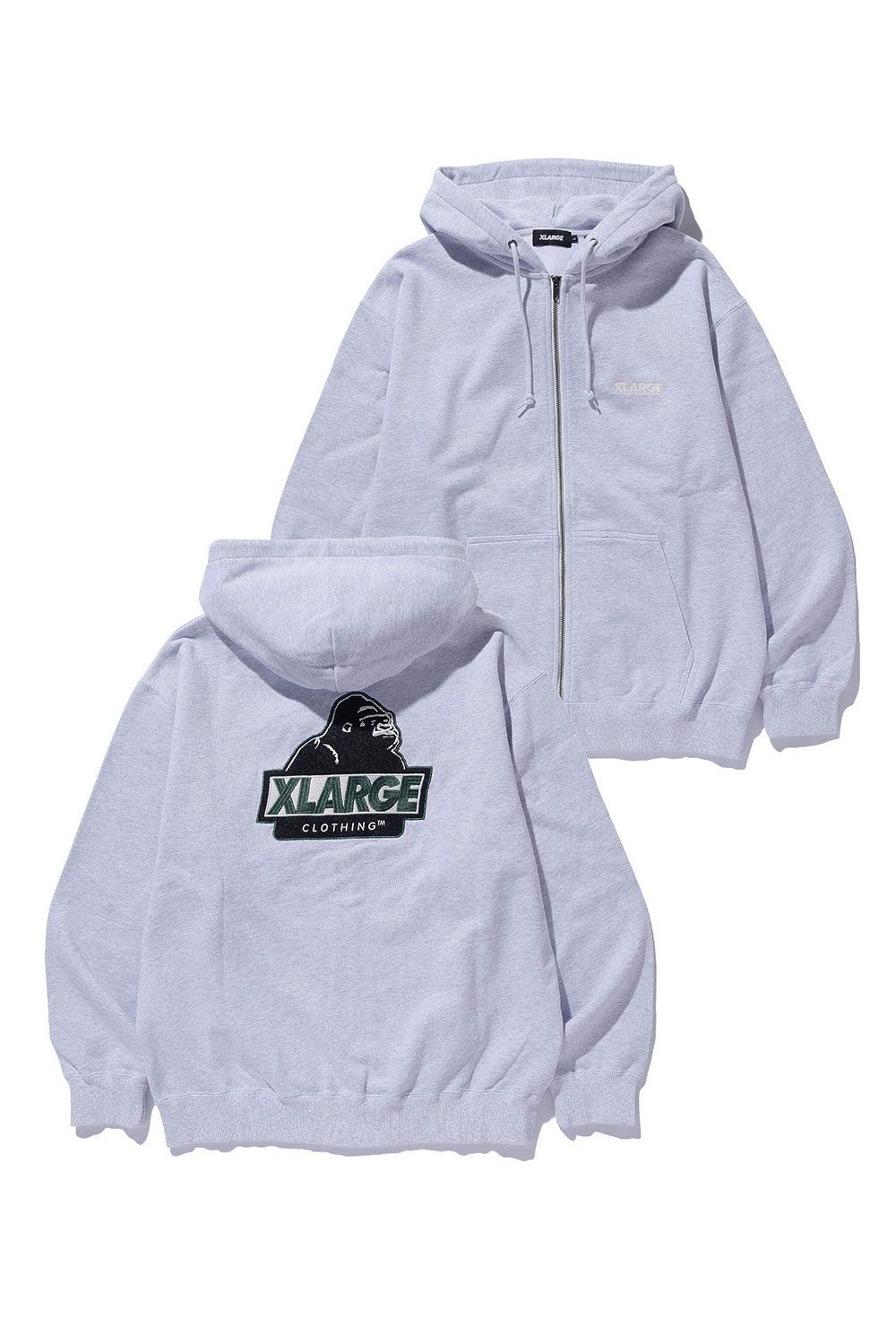 XLARGE - [ラスト1点 サイズXL] SLANTED OG ZIP HOODED SWEATSHIRT