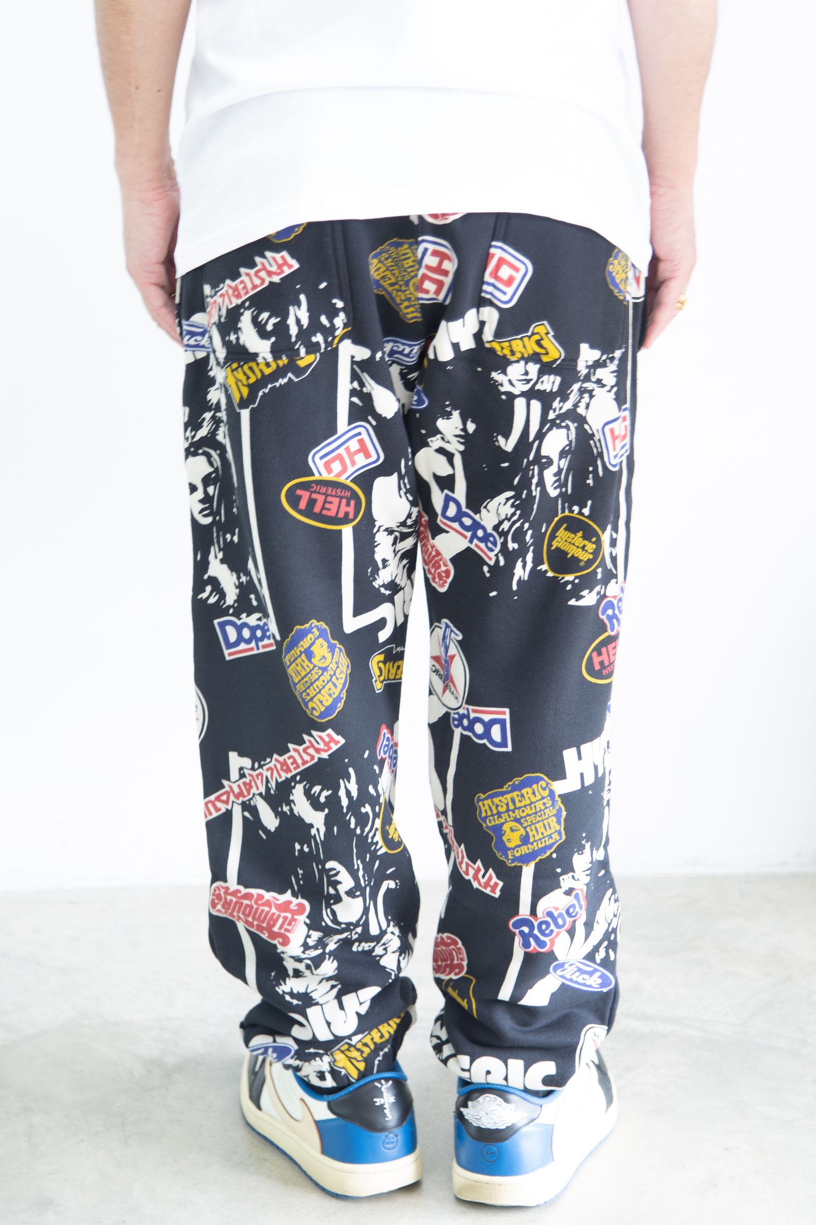 ヒステリックグラマー星条旗柄パンツ HYSTERIC GLAMOUR 星条旗柄ロゴ総
