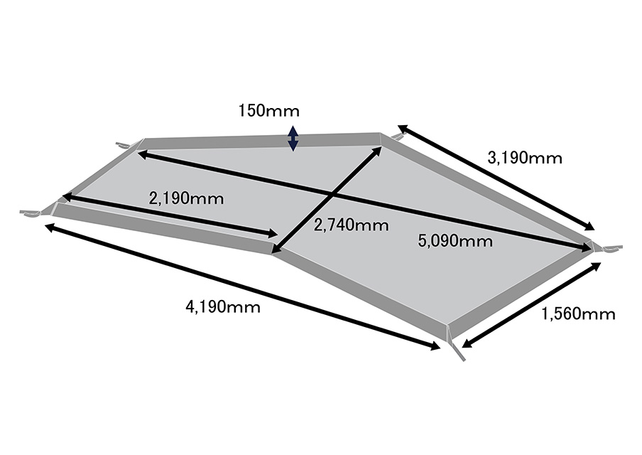 サーカスTC BIGグラウンドシートハーフ｜TENT｜PRODUCTS｜tent-Mark