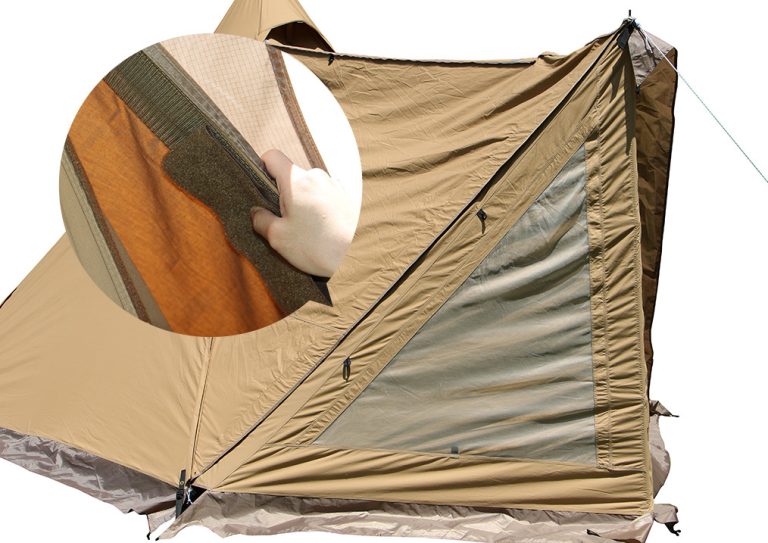 サーカスTC DX専用窓付きフロントフラップダックグリーン｜TENT