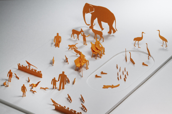 1/100建築模型用添景セット No.4 動物園編 - 製品リスト／ネット