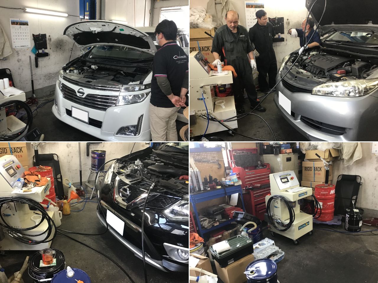 NISSAN 日産 エルグランド エンジン内部洗浄(TEREXS) クイック