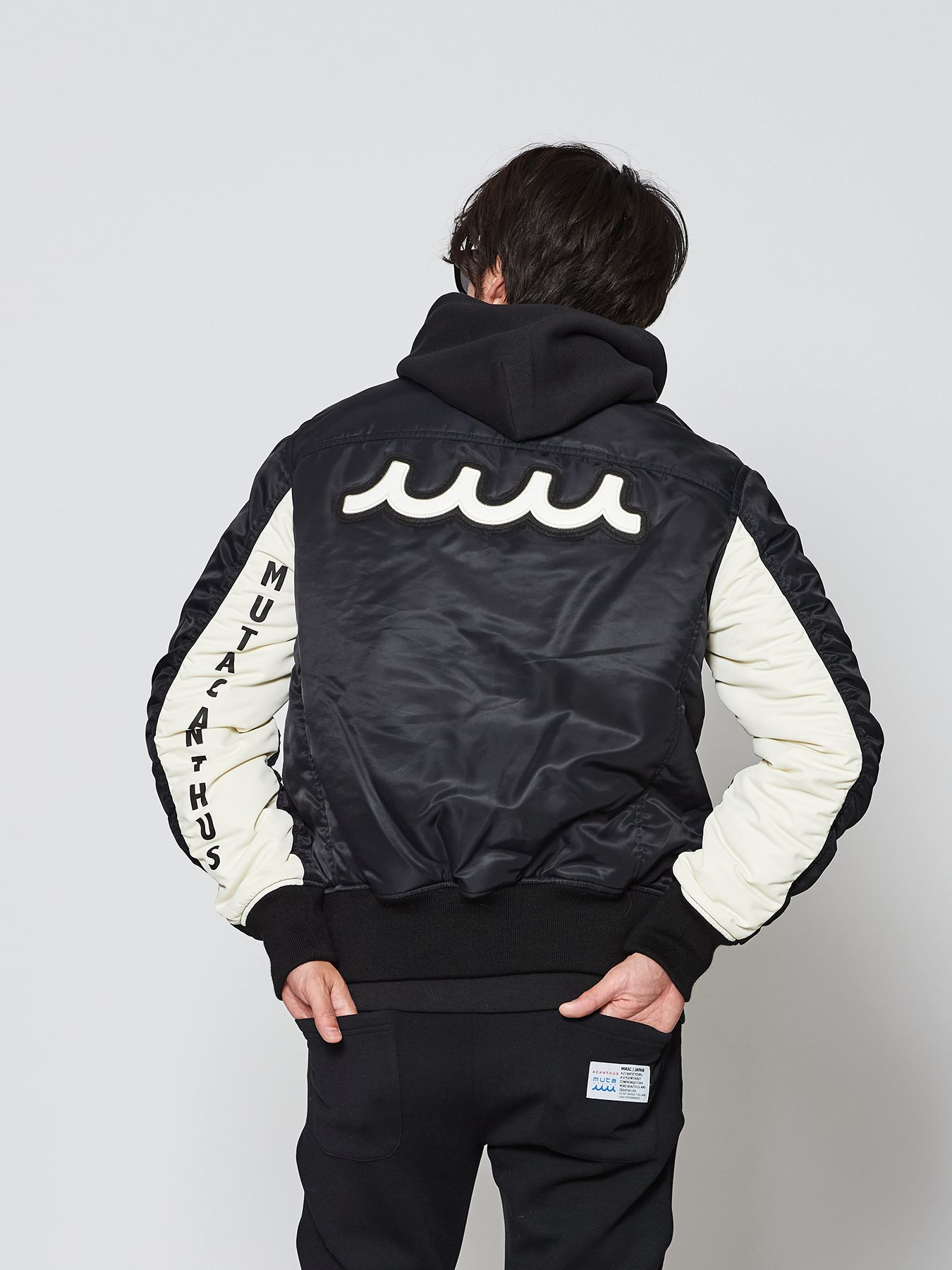 ACANTHUS - muta Nylon MA-1 / ナイロン MA-1ジャケット / ブラック