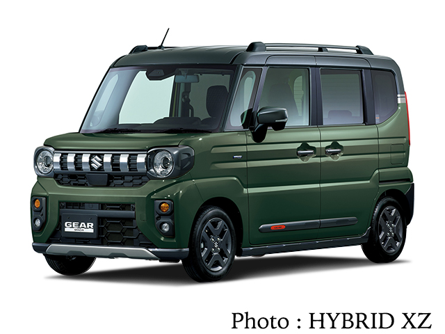 スズキ スペーシアギア HYBRID XZターボ ガンメタリック2トーンルーフ