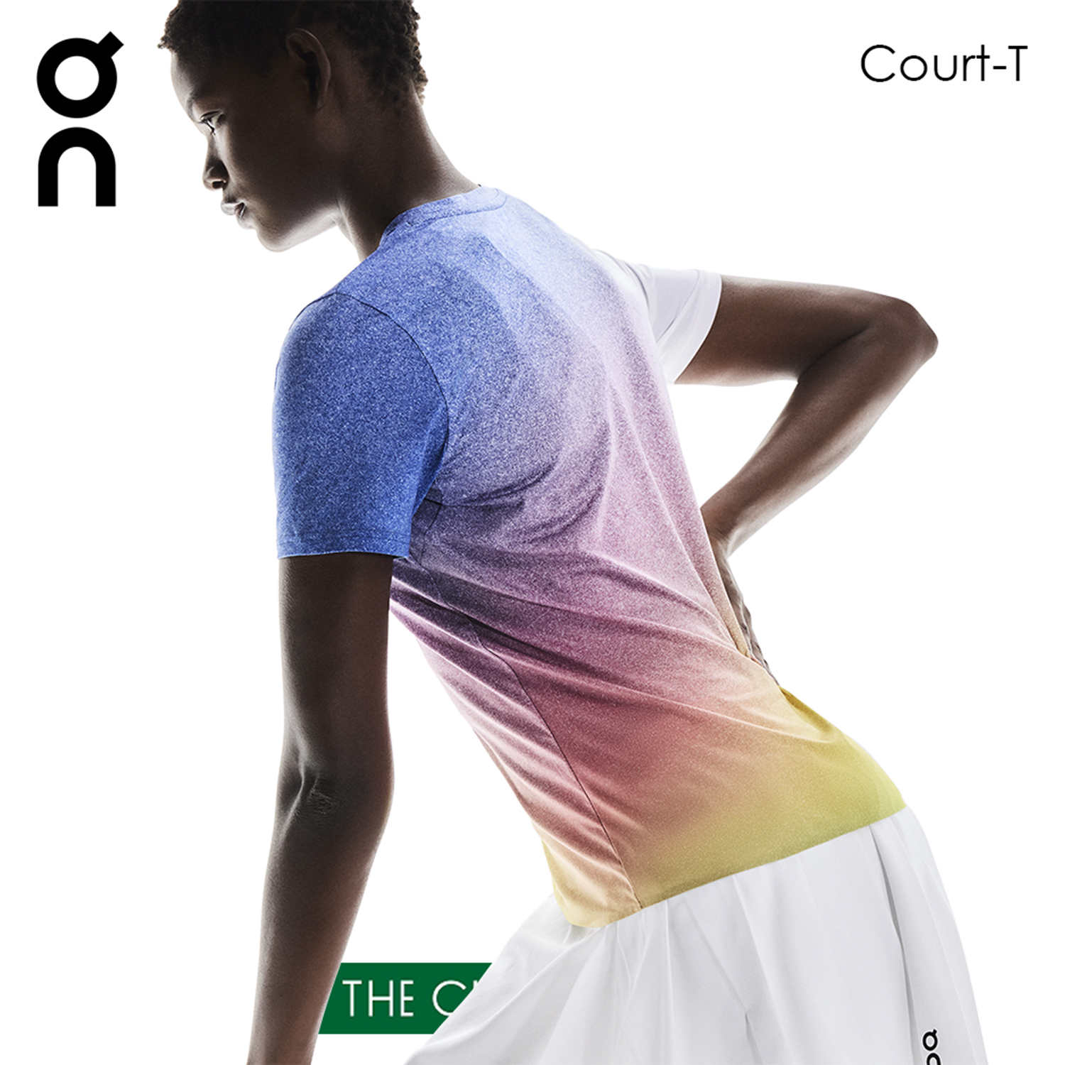 On Court-T テニスウェア ホワイト インディゴ Sサイズ