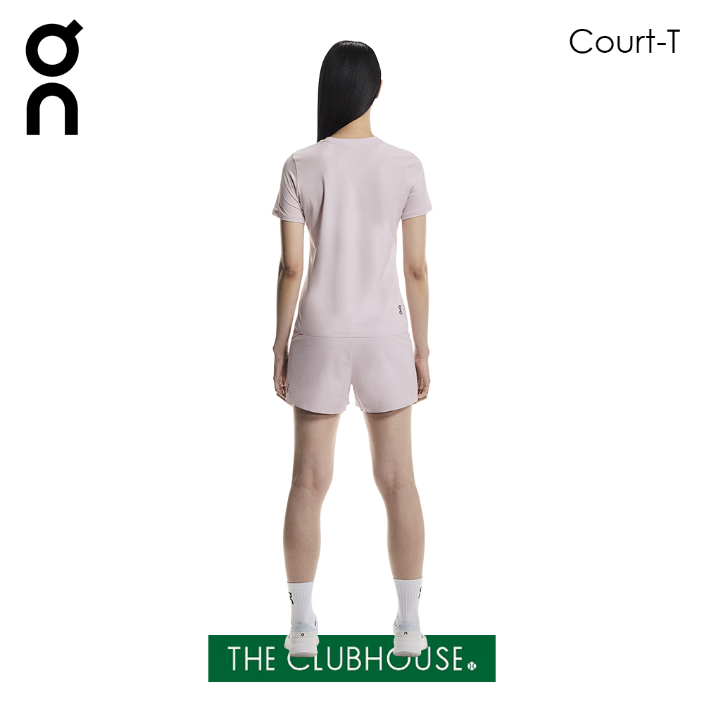 ON テニスウェアCourt-T 女性用XS ホワイト/インディゴ ウィメンズ