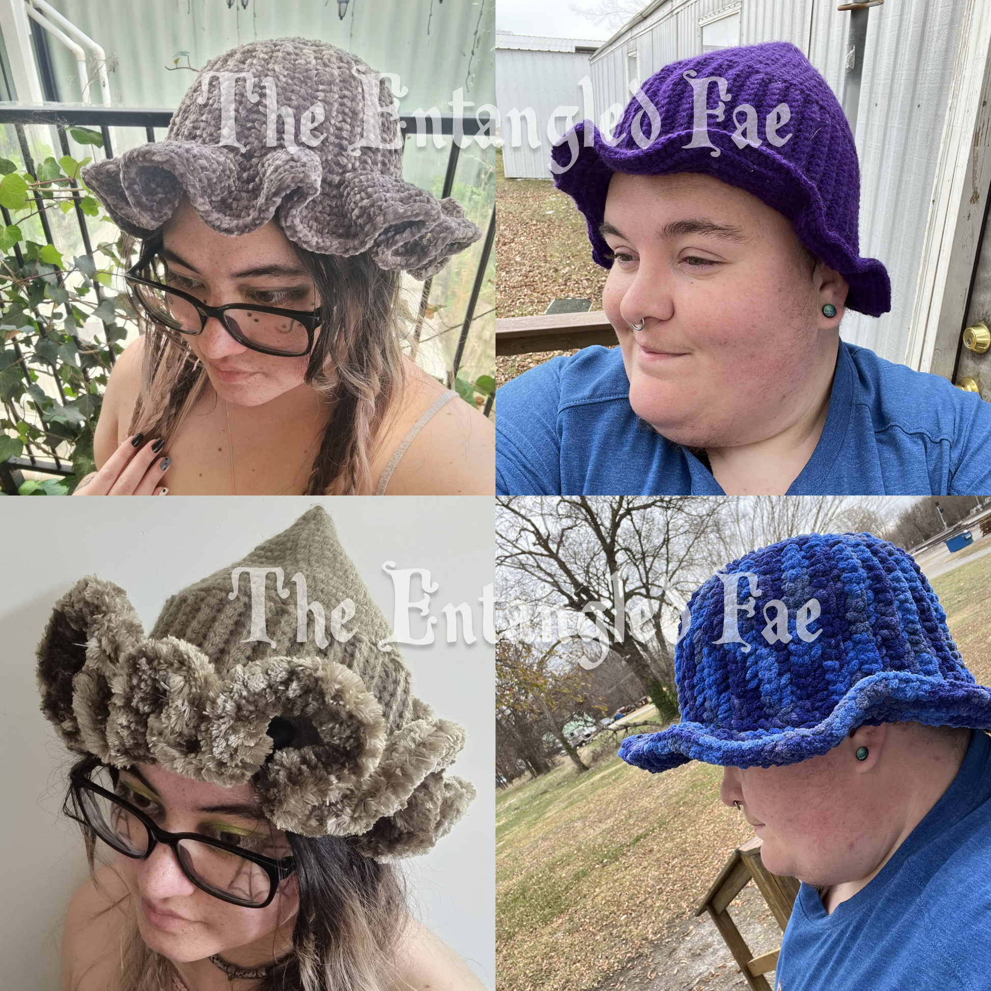 Foxglove Bucket Hat Crochet Pattern – The Entangled Fae