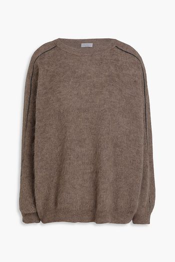 ブルネロクチネリ スパンコール付き大判ストールカシミア70%シルク30