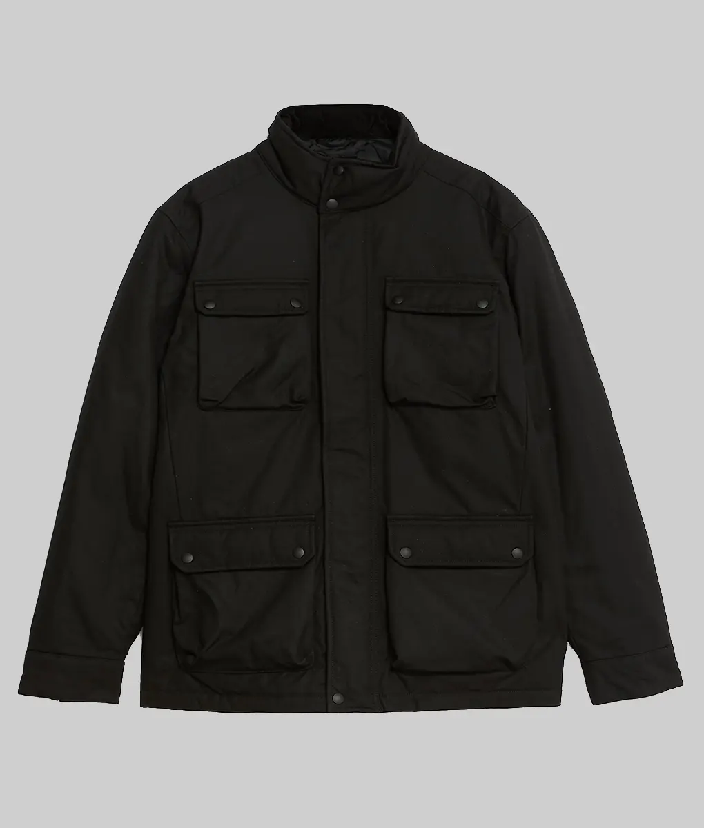 S］ anytee Super Black M-65 Parka Alpha Industries M-65 Field