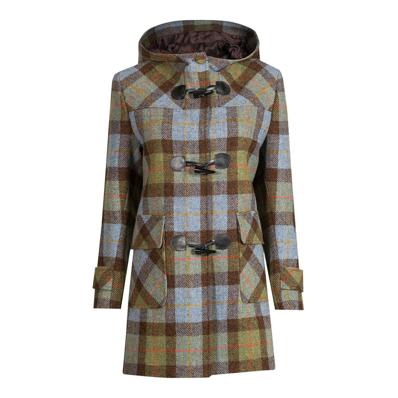 Women's Harris Tweed Duffle Coat in MacLeod | Scotland Kilt Co US