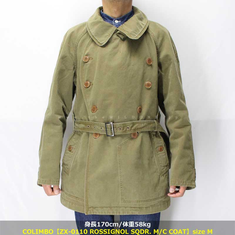 COLIMBO 【ZX-0110 ROSSIGNOL SQDR MOTORCYCLE COAT ＜OLIVE