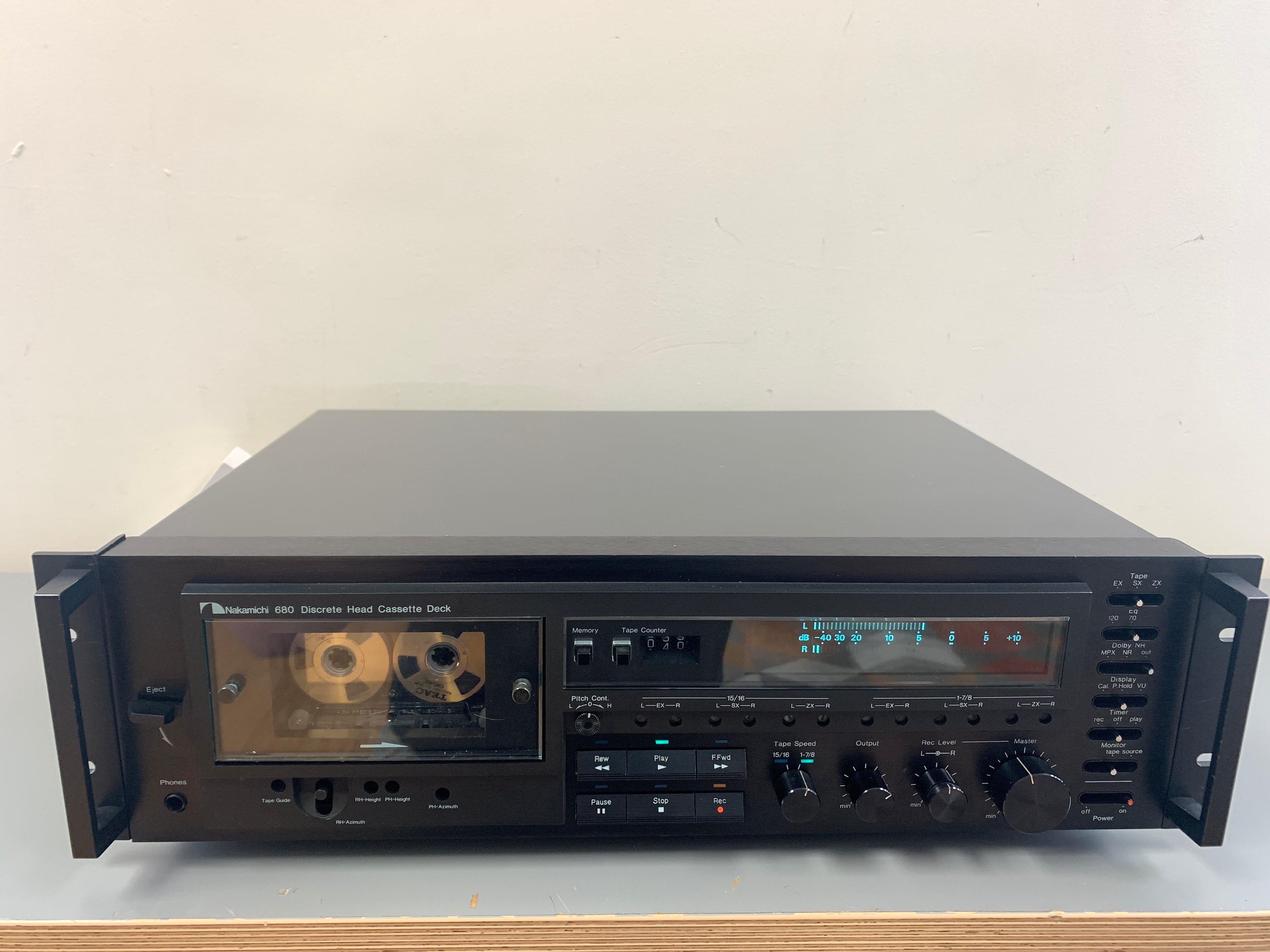 Nakamichi 680 Single Cassette Deck * Box – The Turntable Store