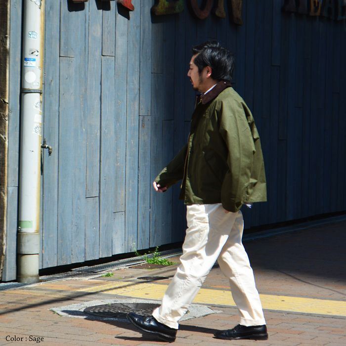 Barbour（バブァー）TRANSPORT（トランスポート）PEACH SKIN/Sage