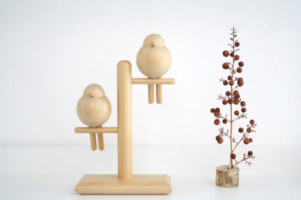 aarikka アーリッカ 鳥のオブジェ / 木製