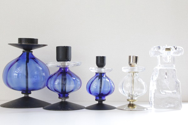 Erik Hoglund エリック・ホグラン キャンドルホルダー（クリアー）/ S