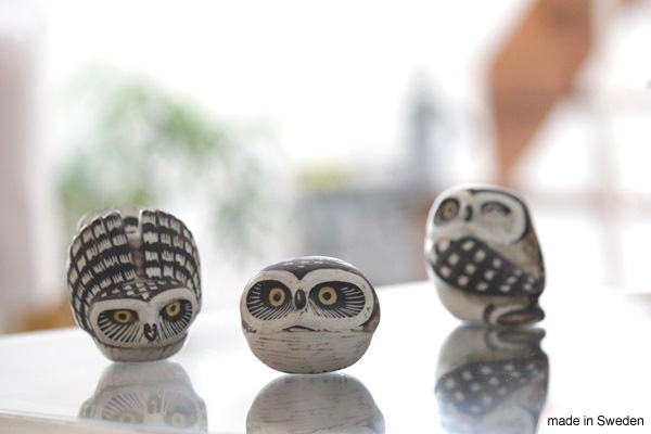 Gustavsbergグスタフスベリ OWLふくろう 3点セット / Edvard Lindahl