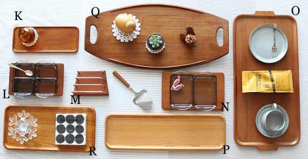 北欧ビンテージ トレイ デンマーク DANSK社 / JHQ 802 (No.Q)