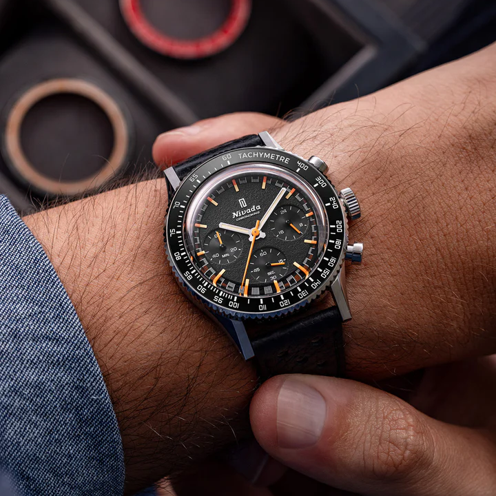 NIVADA GRENCHEN - Chronoking Mecaquartz Tachymeter Inter-bezel