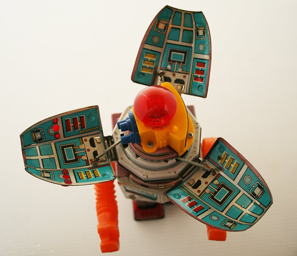 Nomura Japan 60's X-70 Tulip Head Robot Battery Operated 12.25