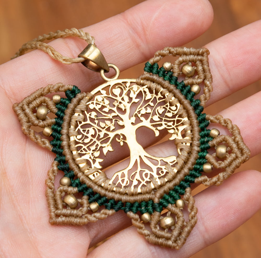 生命の木 Tree of Life のマクラメ ネックレス の通販 - TIRAKITA.COM