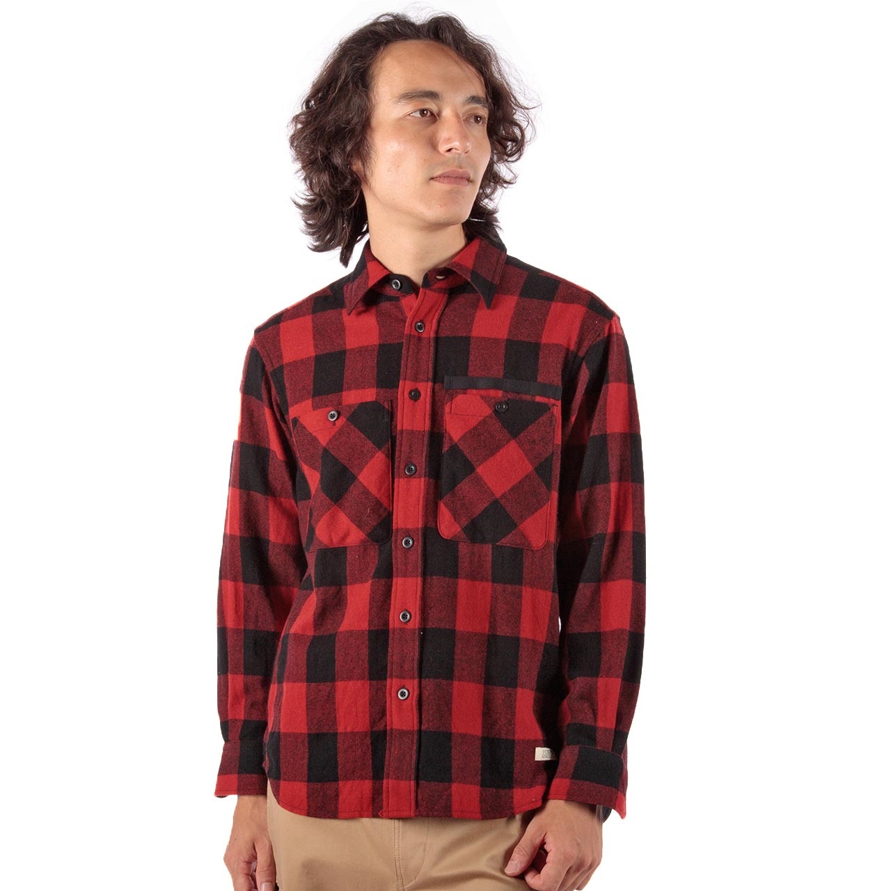 ウォッシャブルウールバッファローチェックシャツ(Men's) | Foxfire