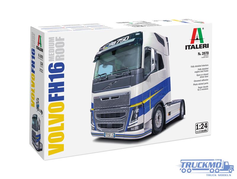 Italeri Volvo FH16 Medium Roof 3970 | TRUCKMO.com - Truck Models