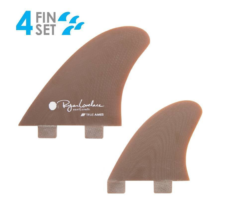 Lovelace Piggyback Quad - FCS Compatible (Solid Fiberglass) – True