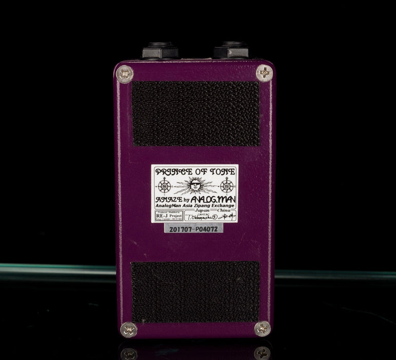Used Analogman Prince Of Tone Overdrive Guitar Effect Pedal With