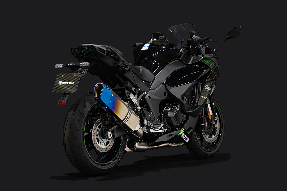 トリックスター / Ninja1100SX政府認証フルエキゾーストマフラーIKAZUCHI