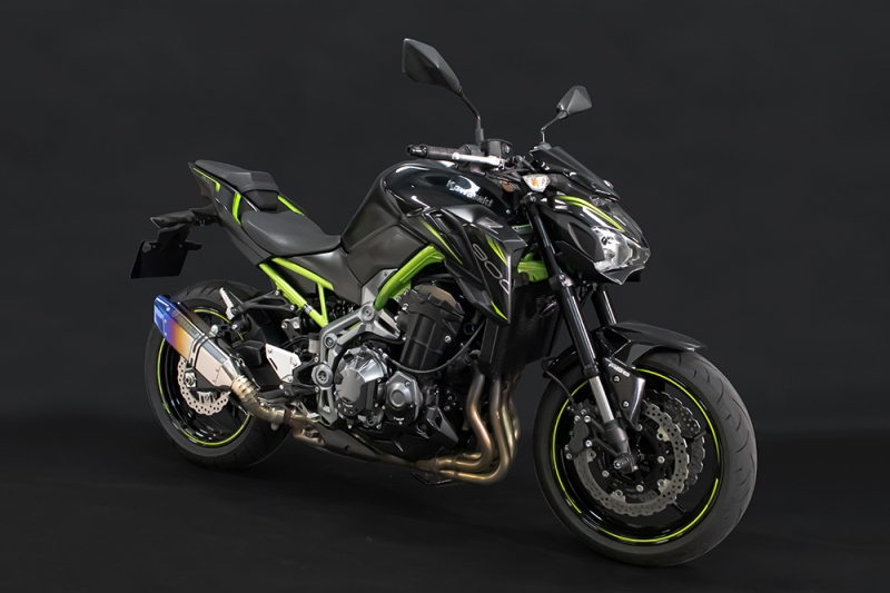トリックスター / Z900(18-19) 政府認証スリップオンマフラー IKAZUCHI