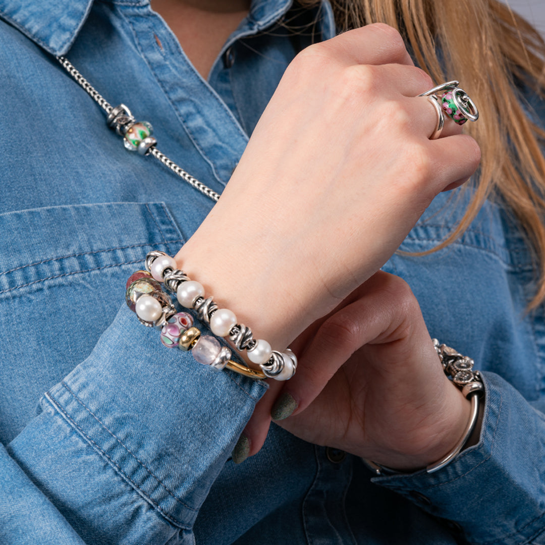 White Pearl Bead – Trollbeads