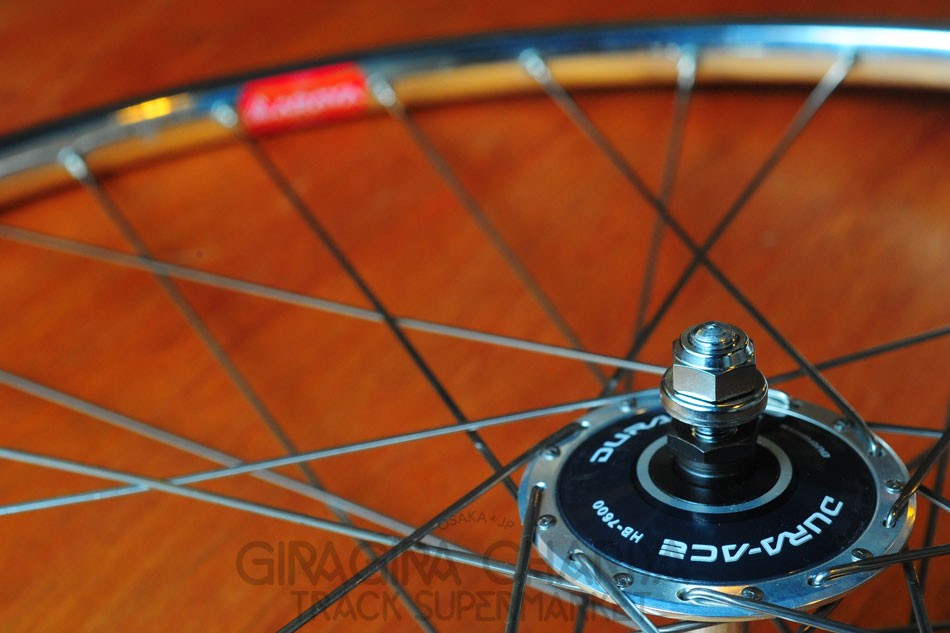 Araya Gold / Dura Ace / Hoshi - NJS Wheel Component Set - Complete
