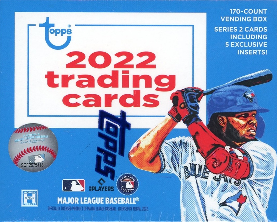 ⚾ MLB 2022 TOPPS SERIES 2 BASEBALL VENDING BOX【製品情報